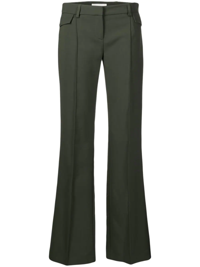 Dion Lee Pocket-detail Trousers In Green
