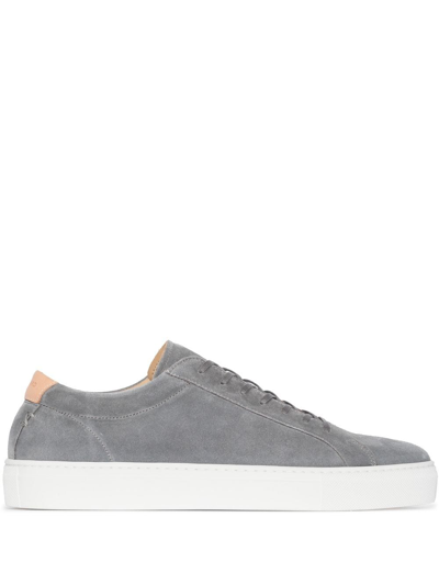 Uniform Standard Grey Series 1 Low Top Suede Sneakers In