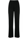 Filippa K Hutton Straight-leg Trousers In Schwarz