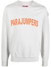 Parajumpers Logo-print Crew Neck Sweatshirt In White