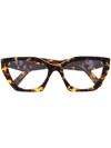 Prada Square-frame Glasses In Brown