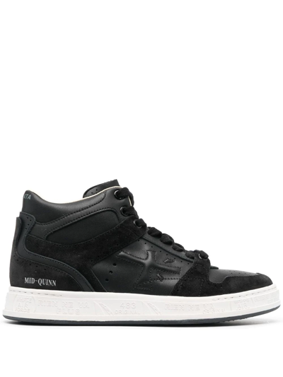 Premiata Quinnd High-top Sneakers In Black