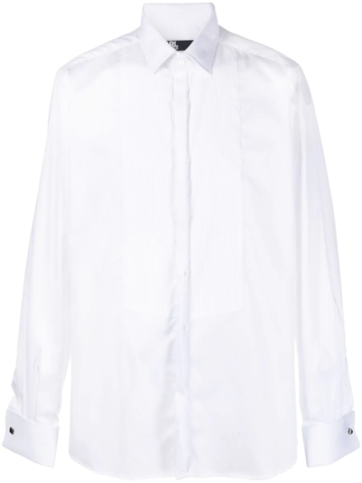 Karl Lagerfeld Long-sleeve Shirt In White
