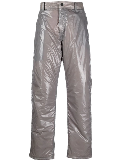44 Label Group Grey Blow Out Trousers In Grau