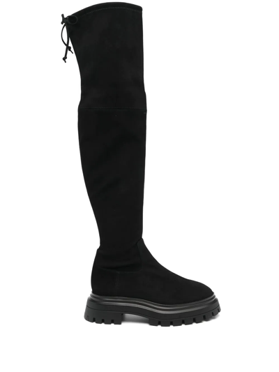 Stuart Weitzman Bedfordland Over-the-knee Boots In Black