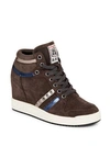 ASH Prince Leather High-Top Trainers,0400091927316