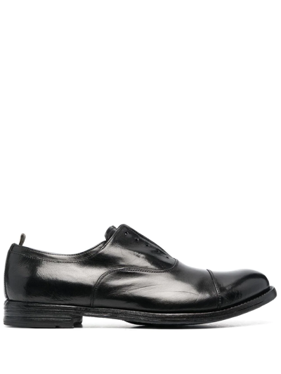 Officine Creative Lace-up Leather Oxford Shoes In Black