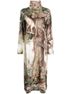 F.R.S FOR RESTLESS SLEEPERS JUNGLE-PRINT COTTON MAXI DRESS