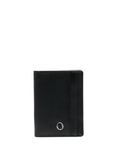 Orciani Logo-plaque Wallet In Nero