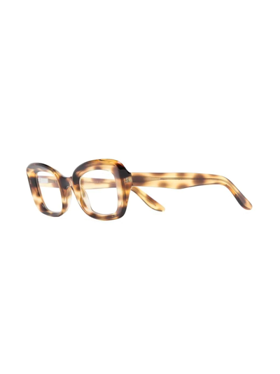 Lapima Olivia Square-frame Glasses In Brown