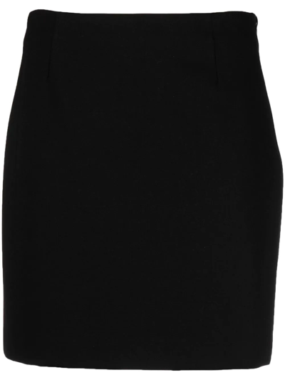 Lardini Fitted Mini Skirt In Schwarz
