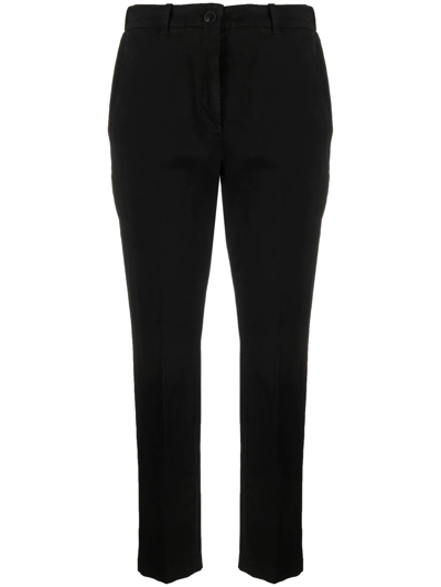 Incotex Slim-cut Tailored Trousers In Black