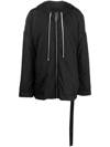 RICK OWENS DRKSHDW OVERSIZE DRAWSTRING RAINCOAT