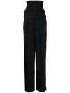 ALESSANDRO VIGILANTE HIGH-WAISTED TAILORED TROUSERS