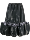 COMME DES GARÇONS PUFF HEM LACE-TRIM SKIRT