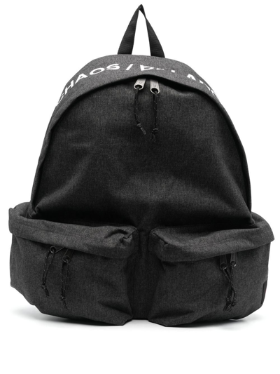 Eastpak Logo-print Zip-up Backpack In Grau