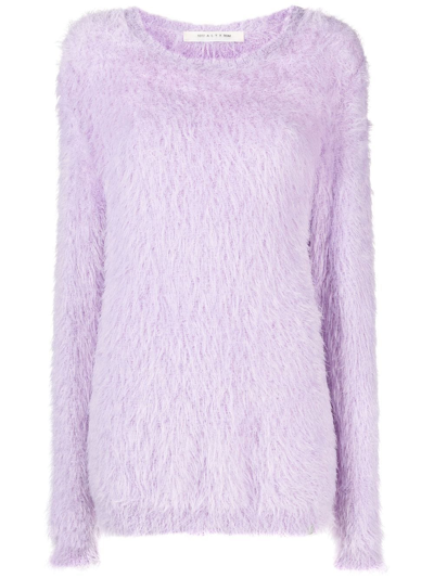 Alyx Feather-textured Pullover Jumper In Violett