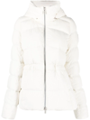 Canada Goose Aurora Hooded 750 Fill Power Down Parka In Weiss