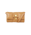 Demellier Midi Alexandria Bag In Deep Toffee