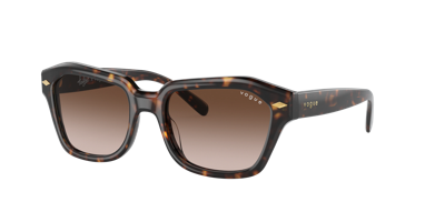 Vogue Eyewear Woman Sunglasses Vo5444s In Brown Gradient