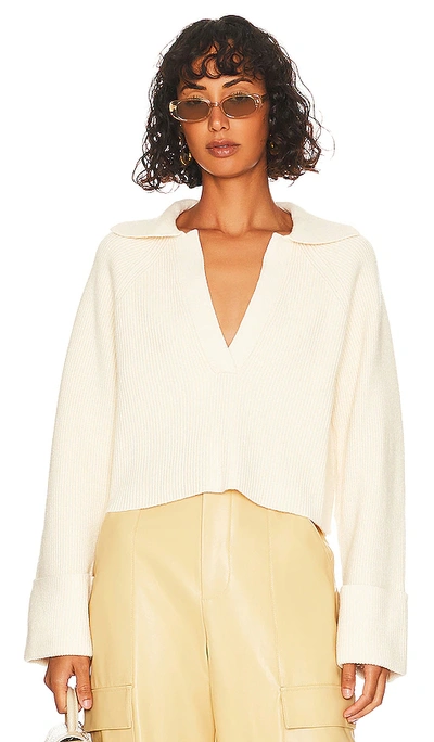 L'academie Harvey Pullover In Ivory