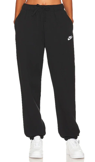 Nike Nsw Club Fleece Sweatpant In Black & White