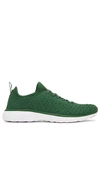 Apl Athletic Propulsion Labs Techloom Wave Hybrid Running Shoe In Great Green & White