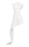 Maticevski Women's Indicative Cut Away Mini Dress In White,pink