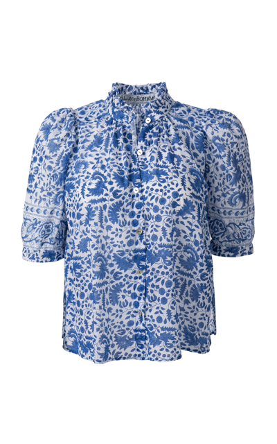 Alix Of Bohemia Women's Winnie Peri Cotton Shirt In Print
