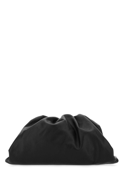 Bottega Veneta The Pouch Clutch Bag In Black