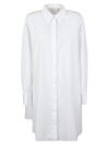 ALEXANDER MCQUEEN CAPEBACK MINI SHIRT DRESS