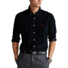 Polo Ralph Lauren Classic Fit Linen Button-down Shirt In Black