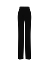 Saint Laurent Straight Leg Tailored Trousers In Nero
