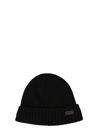Barbour Carlton Ribbed Beanie In Black