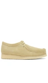Clarks Maple Wallabee Lace-up Shoes In Maple Suede