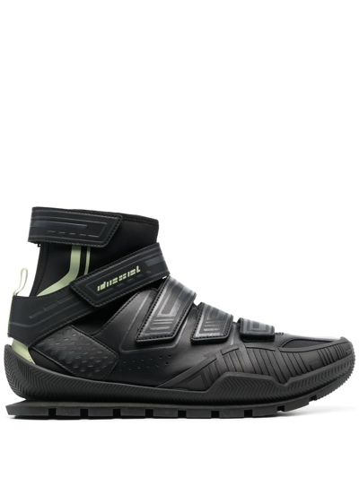 DIESEL BLACK PENDHIO SOCK SNEAKERS 