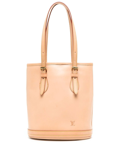 Pre-owned Louis Vuitton 2002  Bucket Pm Bag In Neutrals