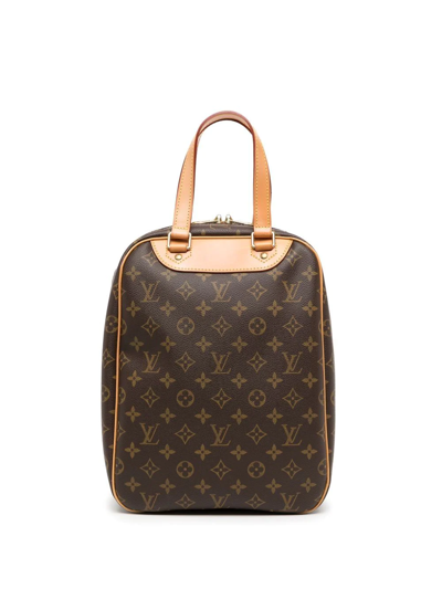 Pre-owned Louis Vuitton 2001  Excursion Top-handle Bag In Brown