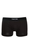Tom Ford Logo-waistband Boxers In Brown
