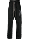 RICK OWENS DRKSHDW DROP-CROTCH TROUSERS