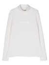 PUCCI JUNIOR EMBROIDERED-LOGO LONG-SLEEVE T-SHIRT