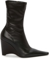 JW ANDERSON WEDGE LEATHER BOOTS