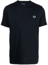 FRED PERRY RINGER LOGO-EMBROIDERED T-SHIRT