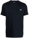 Fred Perry Classic Crew Neck Tee In Black