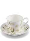 SHANGHAI TANG GINGER FLOWER CUP AND SAUCER SET