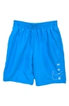 Nike Kids' 8" Volley Swim Trunks In Photo Blue