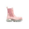RICK OWENS PINK BEATLE BOZO TRACTOR LEATHER CHELSEA BOOTS,RR02B2881LHL18824373