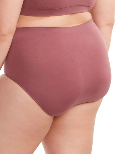 Bali One Smooth U Brief In Rustic Berry Red