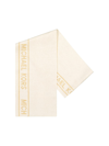 Michael Kors Logo-print Knit Scarf In Offwhite