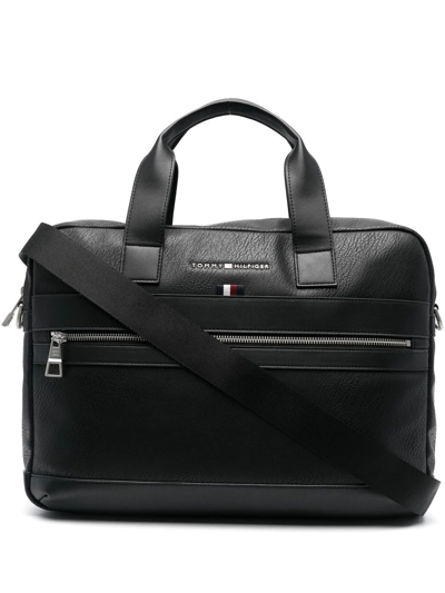 Tommy Hilfiger Transit Messenger Bag In Black
